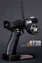 Flysky FS-GT3B 2.4GHz 3-CH 3.5" LCD Gun Transmitter + Receiver for RC Car / Boat - Black (8 x AA)