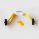 Dynam Super J3 Cub PA-18 Landing Gear Yellow CUB-07-Yellow