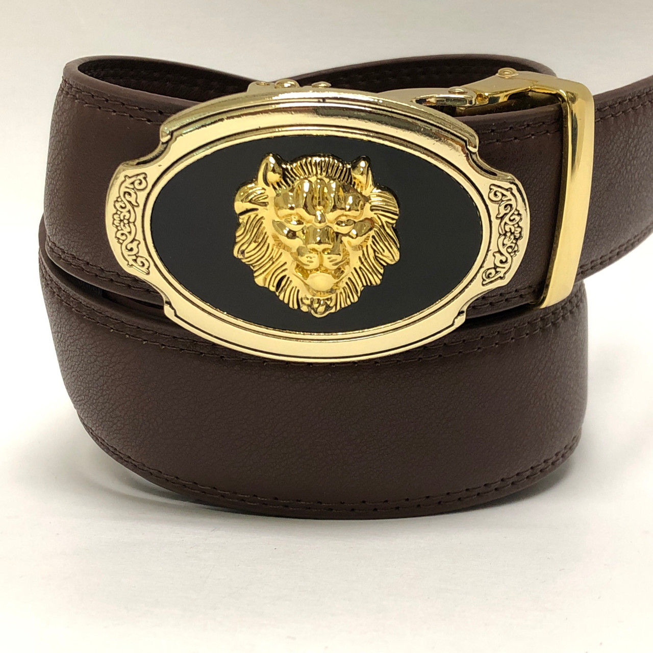 lion belt buckle designer