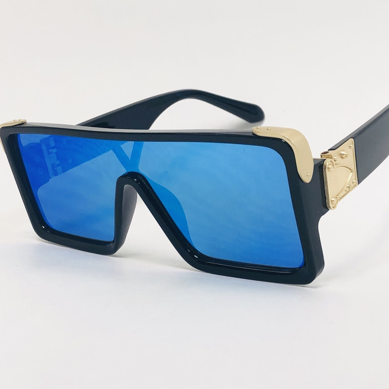 Luxury Designer Square Sunglasses For Men And Women Blue Waimea
