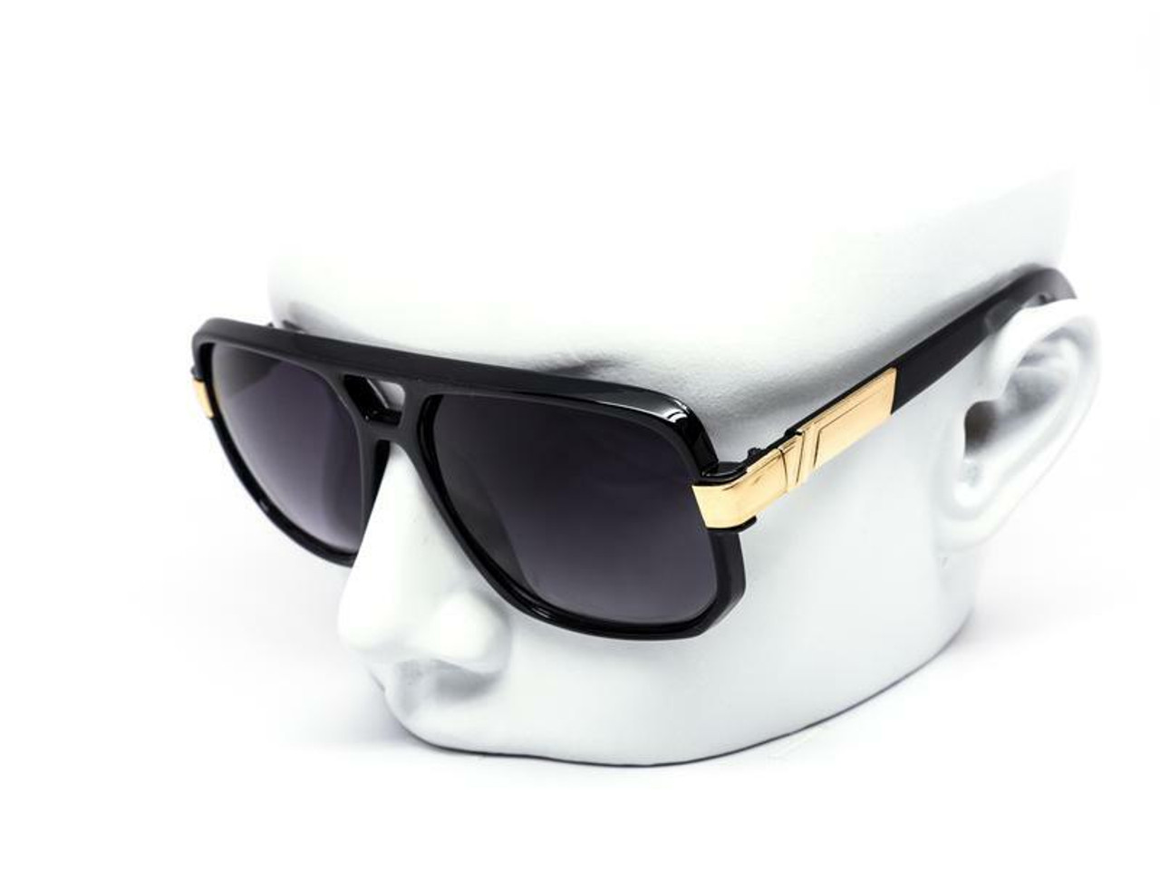 Men Sunglasses Fashion Designer Luxury Aviator Square Celebrity Black Brown Lens Gold Metal Frame Shades Lentes Gafas Moda Humbres Nuevo New