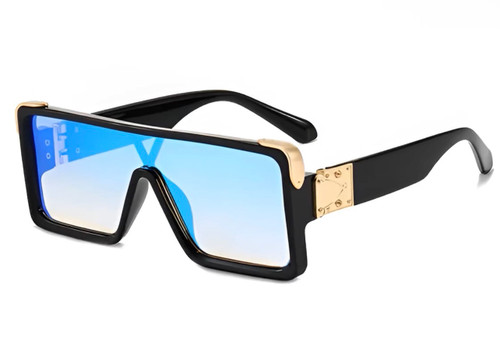 oversized sunglasses, square sunglasses, fashion sunglasses, designer sunglasses, gold accent sunglasses, women's sunglasses, statement sunglasses, trendy sunglasses, UV protection sunglasses, designer inspired sunglasses, stylish sunglasses