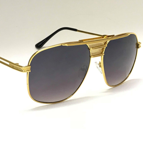 Men Women Designer Sunglasses Shades Aviator Gold Frame Classic Square Style Luxury Celebrity Model Gafas Lentes Para Mujer