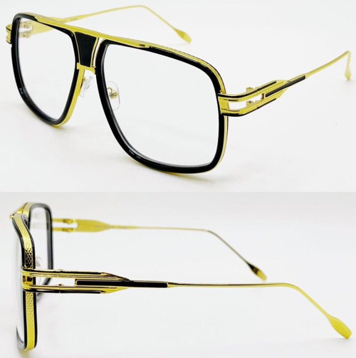 Men Designer Sunglasses Shades Aviator Gold Frame Classic Square Style Grandmaster Celebrity Model Gafas Lentes Para Mujer