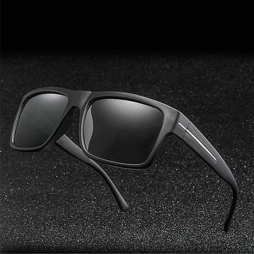 Polarized Men Women Cycling Sunglasses Set Sports Biker Beach Reflective Lenses Square Shades Driving Golfing Outdoor Light Weight