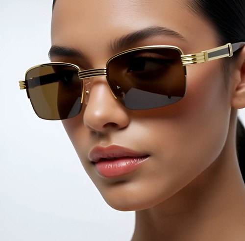 Fashion Mens Women Retro Vintage Clear Lens Gold Wood Frame Eye Glasses Designer  Gafas Lentes Espejuelos y Oculos de Sol De Moda Regalos Para Hombre