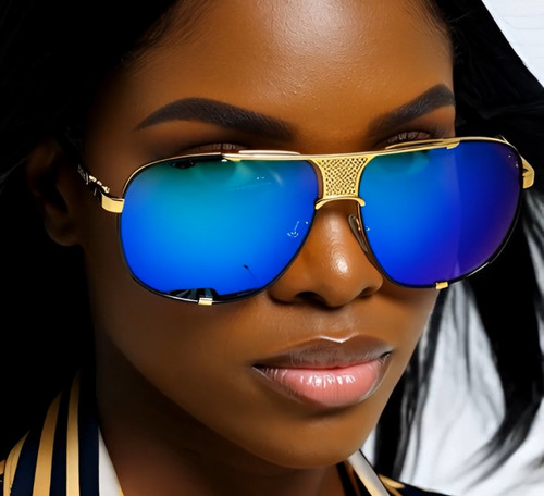 sunglasses, women's sunglasses, pilot sunglasses, gold sunglasses, blue lens sunglasses, fashion sunglasses, sun glasses, women accessories, stylish sunglasses, style, gold frame sunglasses, black sunglasses, outdoor sunglasses