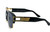 Square Aviator Plastic and Gold Metal Frame  Sunglasses Fashion Design Retro