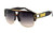 Square Aviator Plastic and Gold Metal Frame  Sunglasses Fashion Design Retro