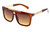 Square Aviator Plastic and Gold Black Metal Frame Miami Style  Reggaeton Brown Black Gradient Lens Men Sunglasses Gafas de Sol Lentes de Moda cuadrado Aviador Para Hombres