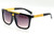 Square Aviator Plastic and Gold Black Metal Frame Miami Style  Reggaeton Brown Black Gradient Lens Men Sunglasses Gafas de Sol Lentes de Moda cuadrado Aviador Para Hombres