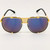 Designer Men Sunglasses  Luxury Gold Frame Square Metal Miami Style Sunglasses  Gafas Lentes Para Hombres
