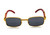 Hip-Hop Wood Temple Square Gold Frame Clear Lens Eye Glasses Mens Women Migos Vintage  Fashion Eye Glasses Designer