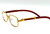 Hip-Hop Wood Temple Square Gold Frame Clear Lens Eye Glasses Mens Women Migos Vintage  Fashion Eye Glasses Designer