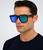Men Square Plastic Fashion Sunglasses Sport Aviator Square Shades