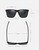 Men Square Plastic Fashion Sunglasses Sport Aviator Square Shades
