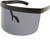 Protective Eye Face Cover Fit Over Lens Glasses Visor Shield Futuristic Shades  One Piece Mirror Mono Lens Gafas Lentes Para Mujeres Hombres