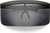 Protective Eye Face Cover Fit Over Lens Glasses Visor Shield Futuristic Shades  One Piece Mirror Mono Lens Gafas Lentes Para Mujeres Hombres