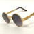Hip-Hop Rap Migos Style Gold Metal Round Frame Black Brown Lens Sunglasses Gafas de Sol Lentes de Moda