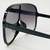 Oversize One Piece Square Plastic Frame Black Gradient Green Burgundy Purple Pink Brown Lenses Sunglasses Gafas de Sol Lentes de Moda