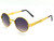 Oval Gold Metal Clear Lens Glasses Migos Hip Hop Rapper Style