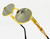 Oval Gold Metal Clear Lens Glasses Migos Hip Hop Rapper Style