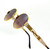Oval Gold Metal Clear Lens Glasses Migos Hip Hop Rapper Style
