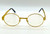 Oval Gold Metal Clear Lens Glasses Migos Hip Hop Rapper Style