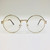 Clear Round Gold Metal Frame Migos Hip Hop Rap Glasses