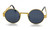 Gold Metal Round Frame Migos Designer Clear Lens Men Women Eyeglasses Sunglasses  Gafas de Sol Lentes de Moda Migos Redondo Dorado Hombres