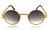Gold Metal Round Frame Migos Designer Clear Lens Men Women Eyeglasses Sunglasses  Gafas de Sol Lentes de Moda Migos Redondo Dorado Hombres