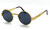 Gold Metal Round Frame Migos Designer Clear Lens Men Women Eyeglasses Sunglasses  Gafas de Sol Lentes de Moda Migos Redondo Dorado Hombres
