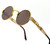 Gold Metal Round Frame Migos Designer Clear Lens Men Women Eyeglasses Sunglasses  Gafas de Sol Lentes de Moda Migos Redondo Dorado Hombres