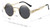 Gold Metal Round Frame Migos Designer Clear Lens Men Women Eyeglasses Sunglasses  Gafas de Sol Lentes de Moda Migos Redondo Dorado Hombres