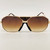 Black Brown Gold  Frame with Smoke Gradient Lenses - Gold Black Brown Clear  Fashion Miami Style Shades  Gafas Sol Lentes Moda