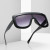 Oversize Thick Frame Square Plastic Frame Black Gradient Lenses Sunglasses Gafas de Sol Lentes de Moda Oversized Fashion Designer Mach Square Metal Frame Big Lens Women Men Sunglasses  Gafas Lentes Oculos de Sol Regalos Para Hombres y Mujeres Celebrity