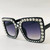 Square Oversize Frame Bling Rhinestone Women Fashion Designer Diamond Sunglasses Gafas Lentes Para Mujeres