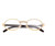 Hip Hop Glasses Shades Wood Temple Oval Shape Metal Gold Frame Diamond Bling