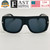 Oversize Plastic Thick Frame Aviator Square Metal Sunglasses Black Lens Glasses Shades Hip Hop Rapper