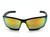 Fashion Men Sunglasses Square Sport Plastic Retro Wrap Shield Single Lens