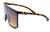 Fashion Women Men Sunglasses Ovrsized Large Square Flat Lens Shades Vintage Style Elegant Big