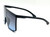 Fashion Women Men Sunglasses Ovrsized Large Square Flat Lens Shades Vintage Style Elegant Big