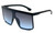 Fashion Women Men Sunglasses Ovrsized Large Square Flat Lens Shades Vintage Style Elegant Big