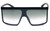 Fashion Women Men Sunglasses Ovrsized Large Square Flat Lens Shades Vintage Style Elegant Big