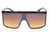 Fashion Women Men Sunglasses Ovrsized Large Square Flat Lens Shades Vintage Style Elegant Big