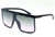 Fashion Women Men Sunglasses Ovrsized Large Square Flat Lens Shades Vintage Style Elegant Big
