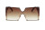 Women Sunglasses Oversized Large Square XL Flat Top Style Elegant Retro New  Luxury Rivet Stud