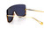 shield sunglasses, oversized sunglasses, flat top sunglasses, one piece lens, visor sunglasses, fashion sunglasses, statement sunglasses, women's sunglasses, sun glasses, black sunglasses, gold sunglasses, futuristic sunglasses, party sunglasses