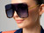 shield sunglasses, oversized sunglasses, flat top sunglasses, one piece lens, visor sunglasses, fashion sunglasses, statement sunglasses, women's sunglasses, sun glasses, black sunglasses, gold sunglasses, futuristic sunglasses, party sunglasses