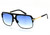 Men's Sunglasses Designer Square Gold Metal Frame Retro Vintage AviatorStyle